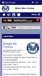 Mobile Screenshot of miltonwinterhawks.com