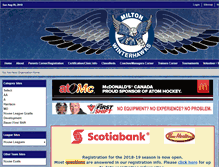 Tablet Screenshot of miltonwinterhawks.com